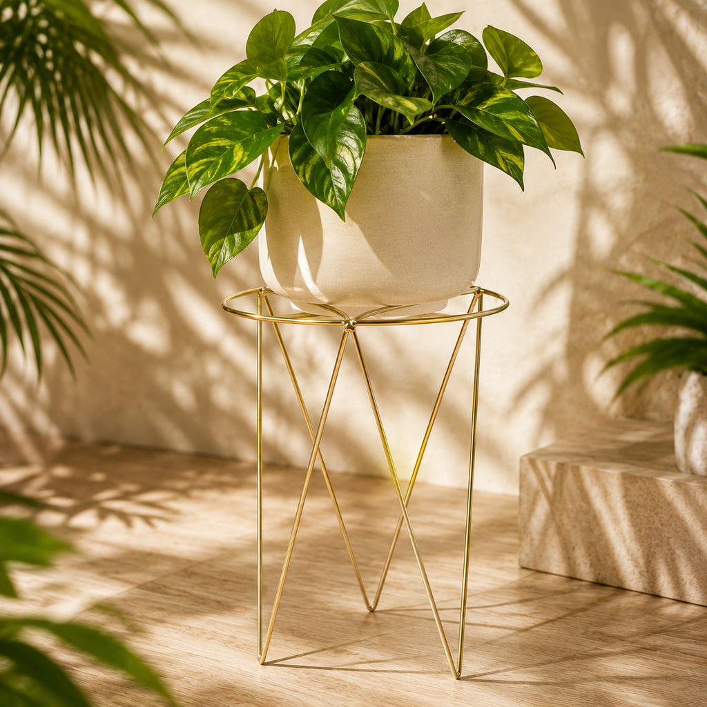 Muse Gold Plant Stand