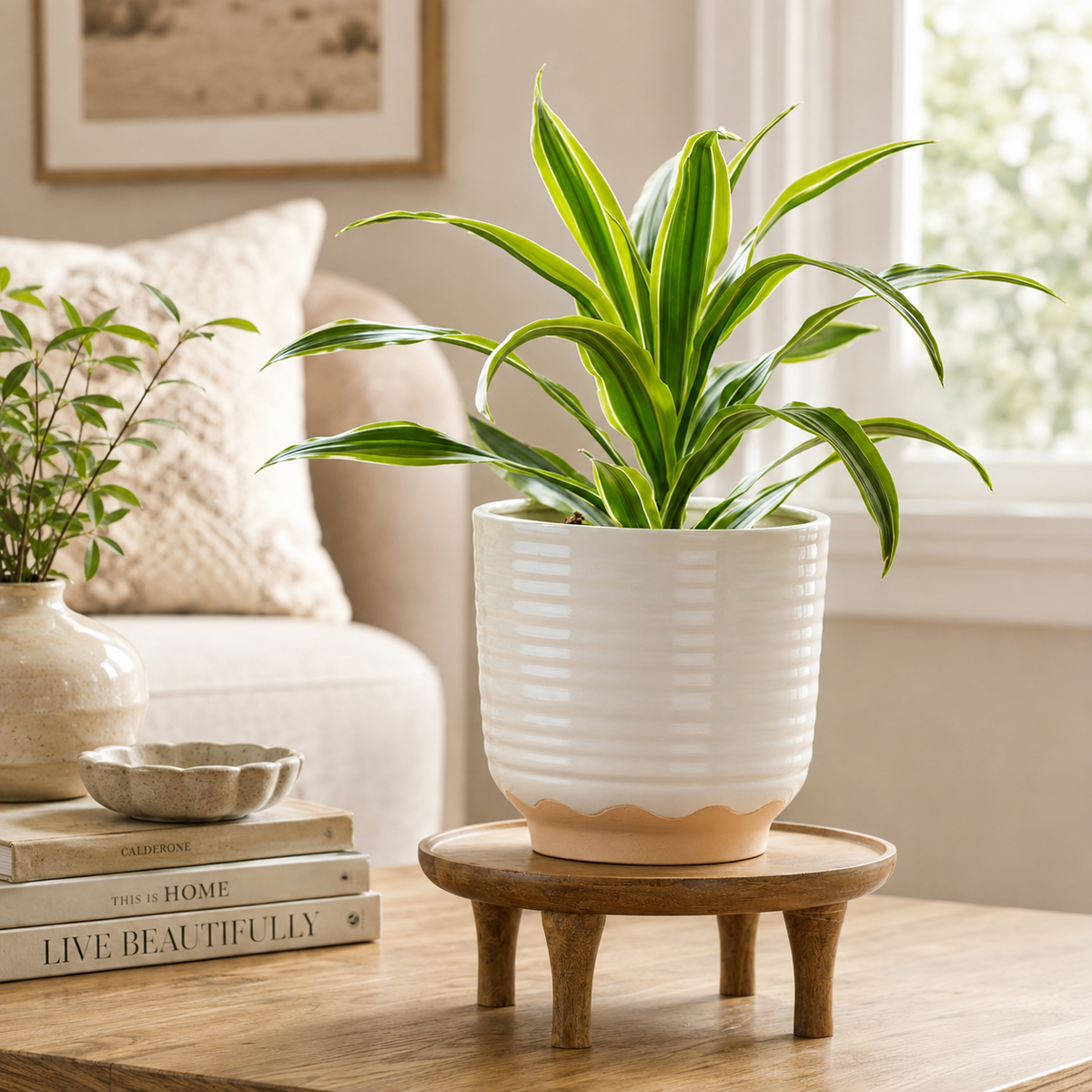 Archie Wood Plant Stand (3 pcs)