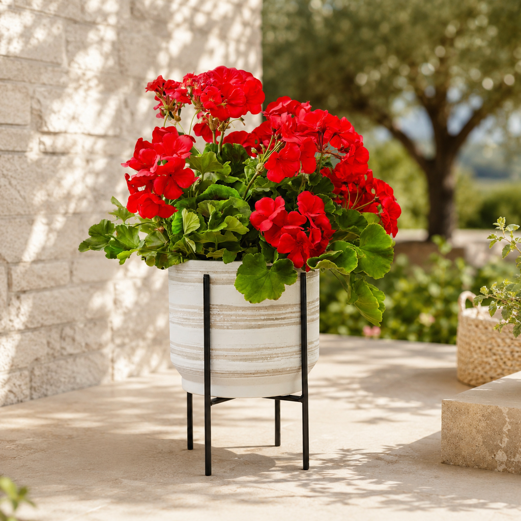 Reversible Black Plant Stand