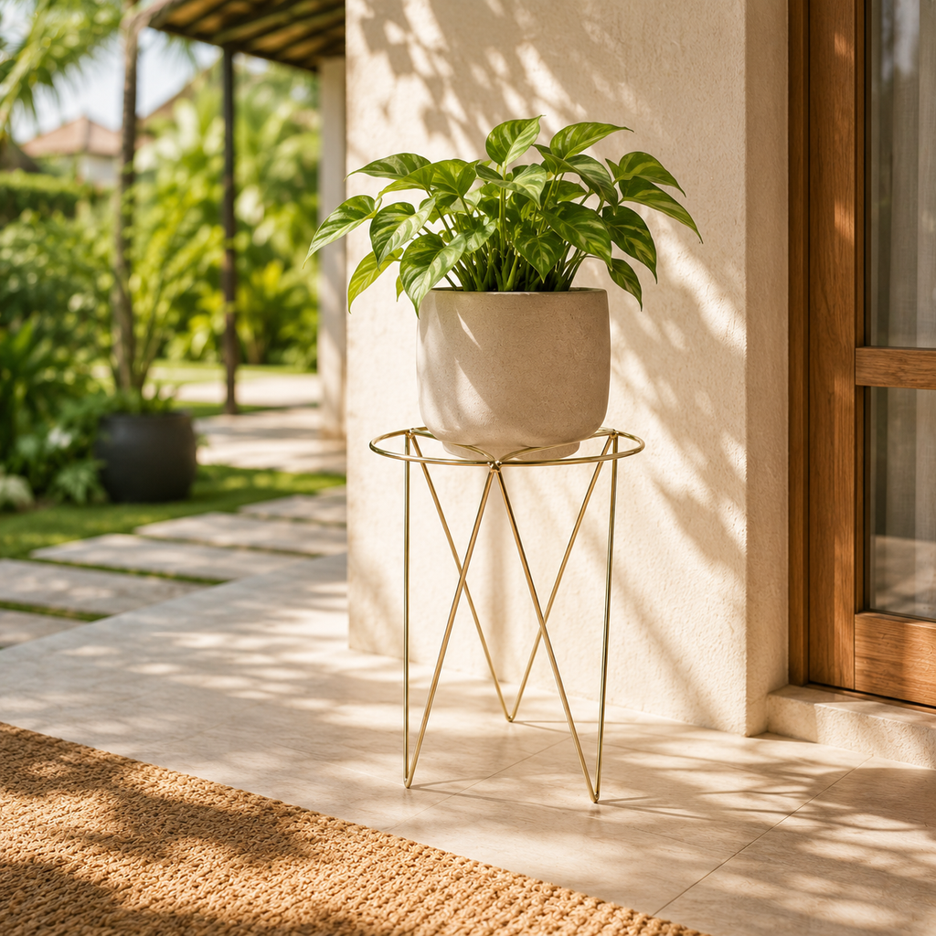 Muse Gold Plant Stand