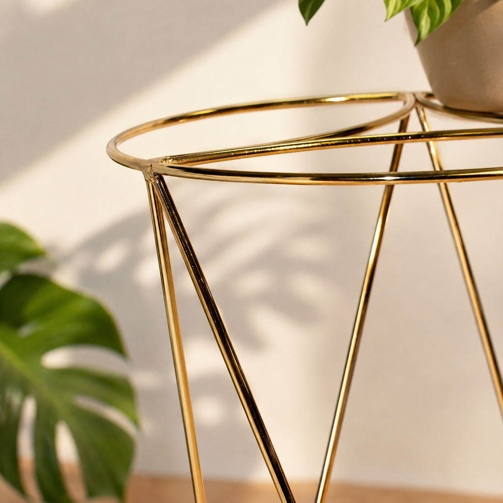 Muse Gold Plant Stand